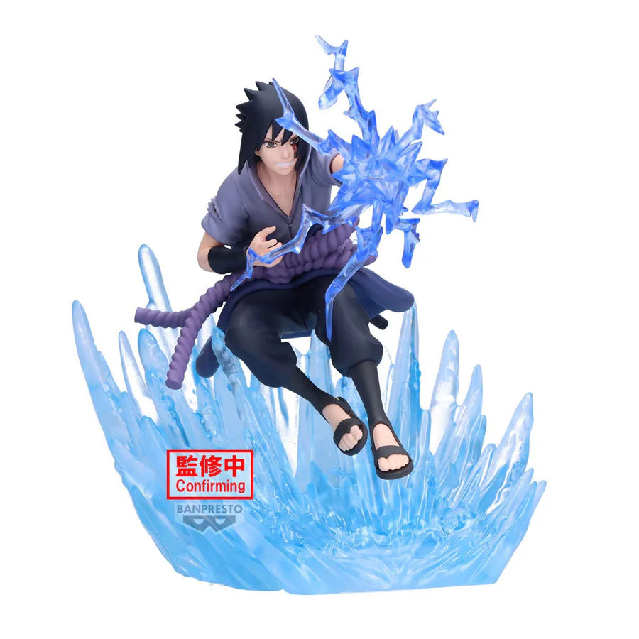 Sasuke Uchiha Battle with Naruto Figure by Banpresto