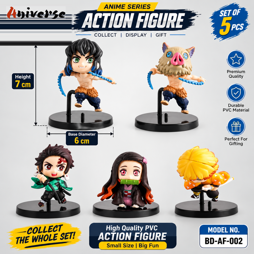 Demon Slayer Action Set of 5