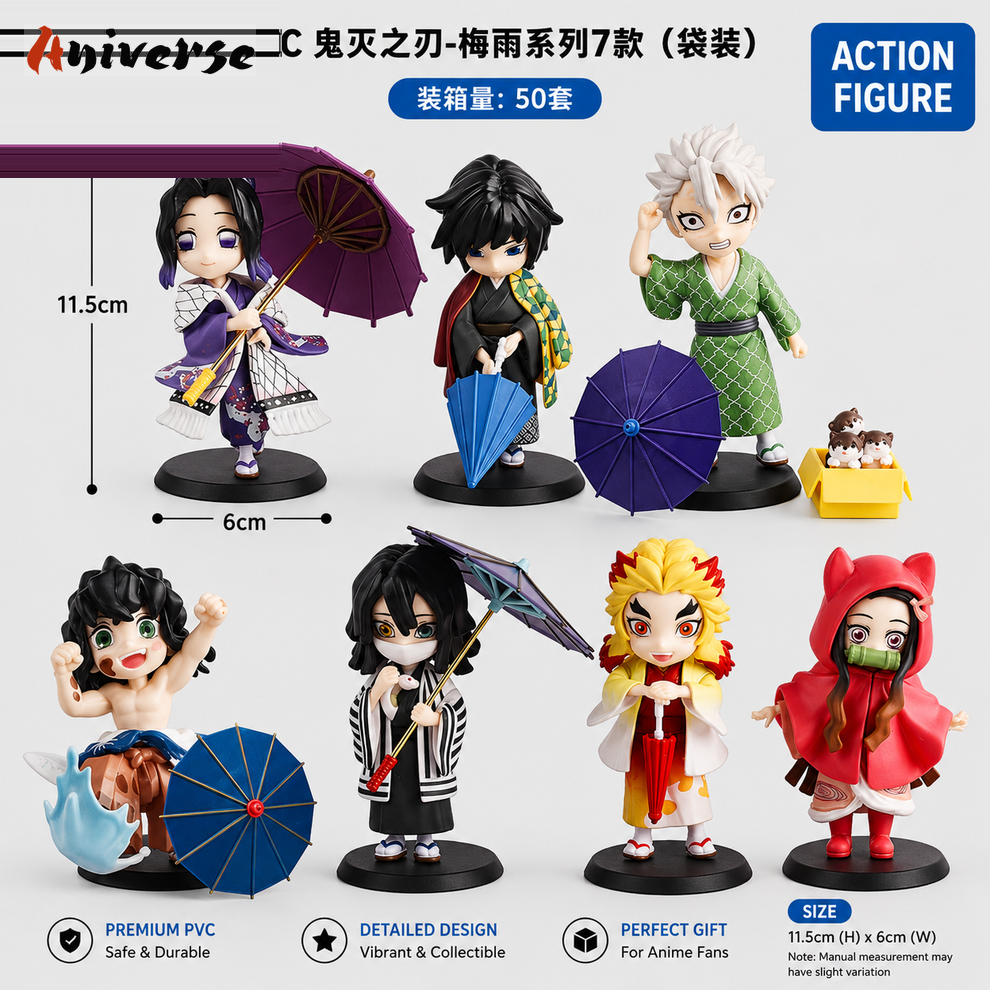 Demon Slayer Rainy Season Set of 7
