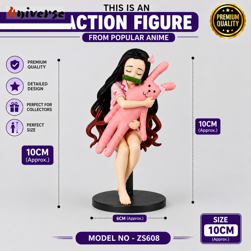 Nezuko Cuddling Figure