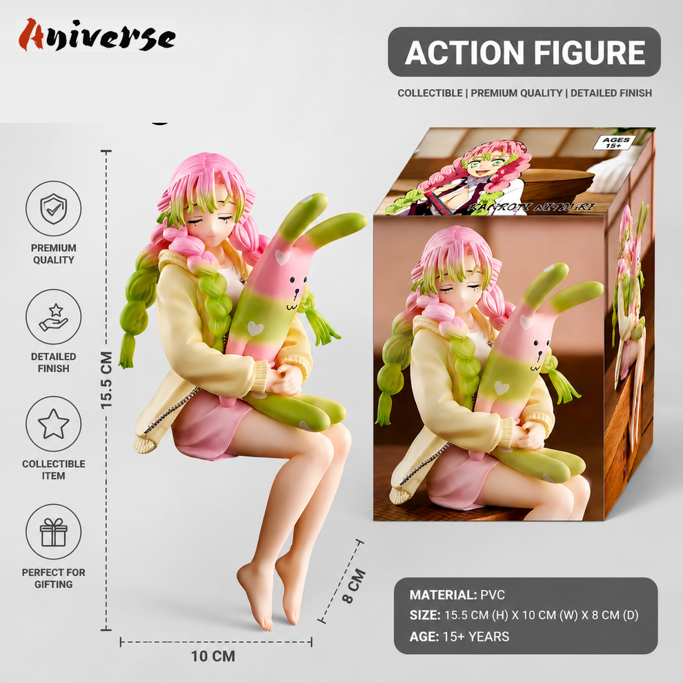 Mitsuri Kanroji Cuddling Figure (No Box)