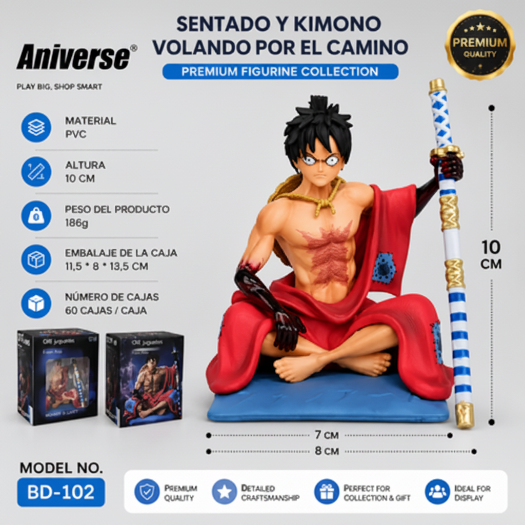 Monkey D Luffy Holding Sword