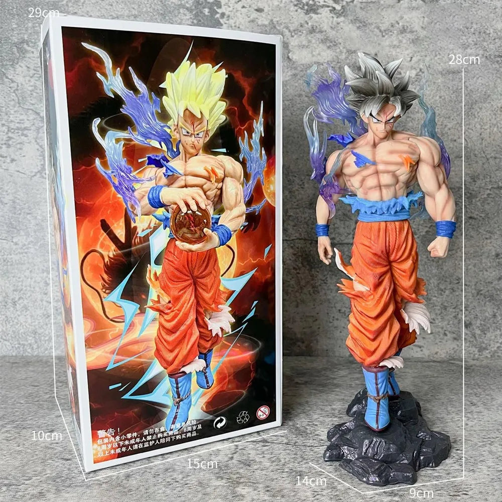 Goku Grey Hair Standing