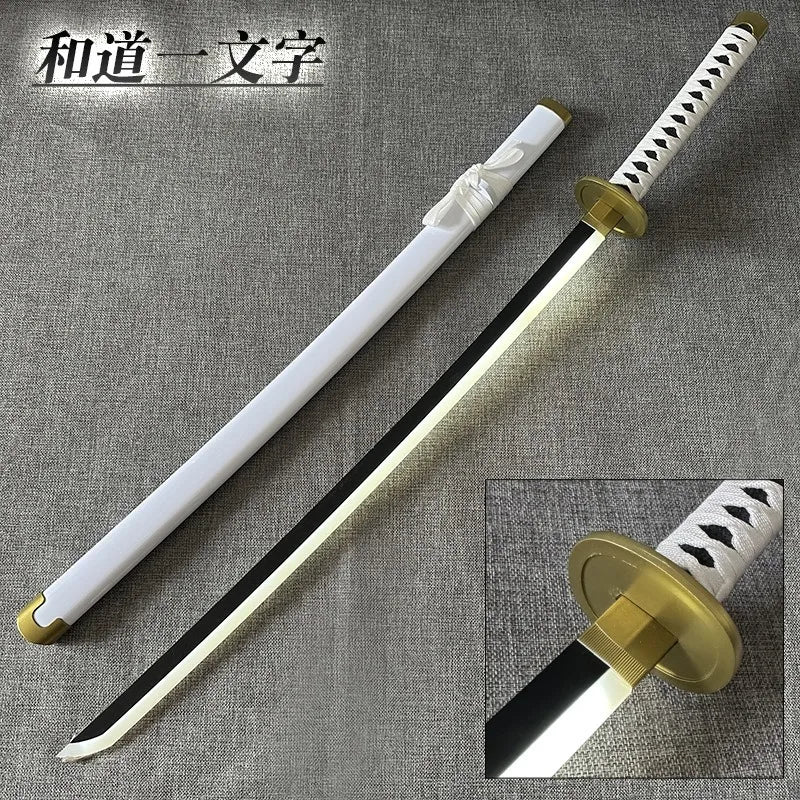 Zoro's Wano White Wooden LED Katana