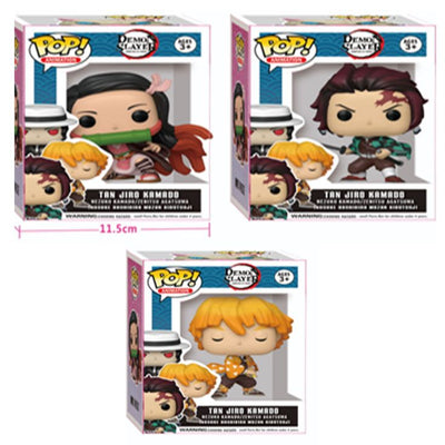 Tanjiro | Nezuko | Zenitsu | Combo of 3 Funko Pop Figures