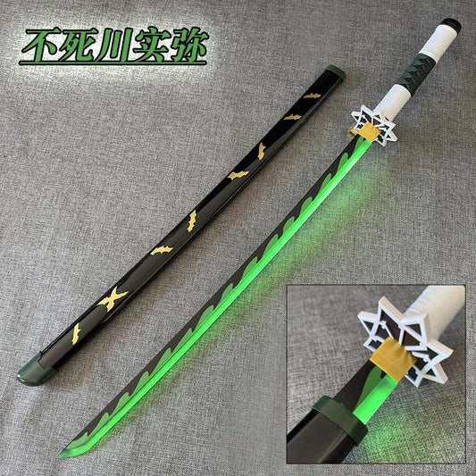 Sanemi's Wooden LED Katana