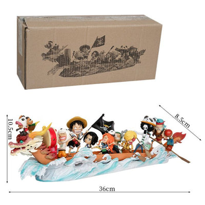 OnePiece Ship with all Crew