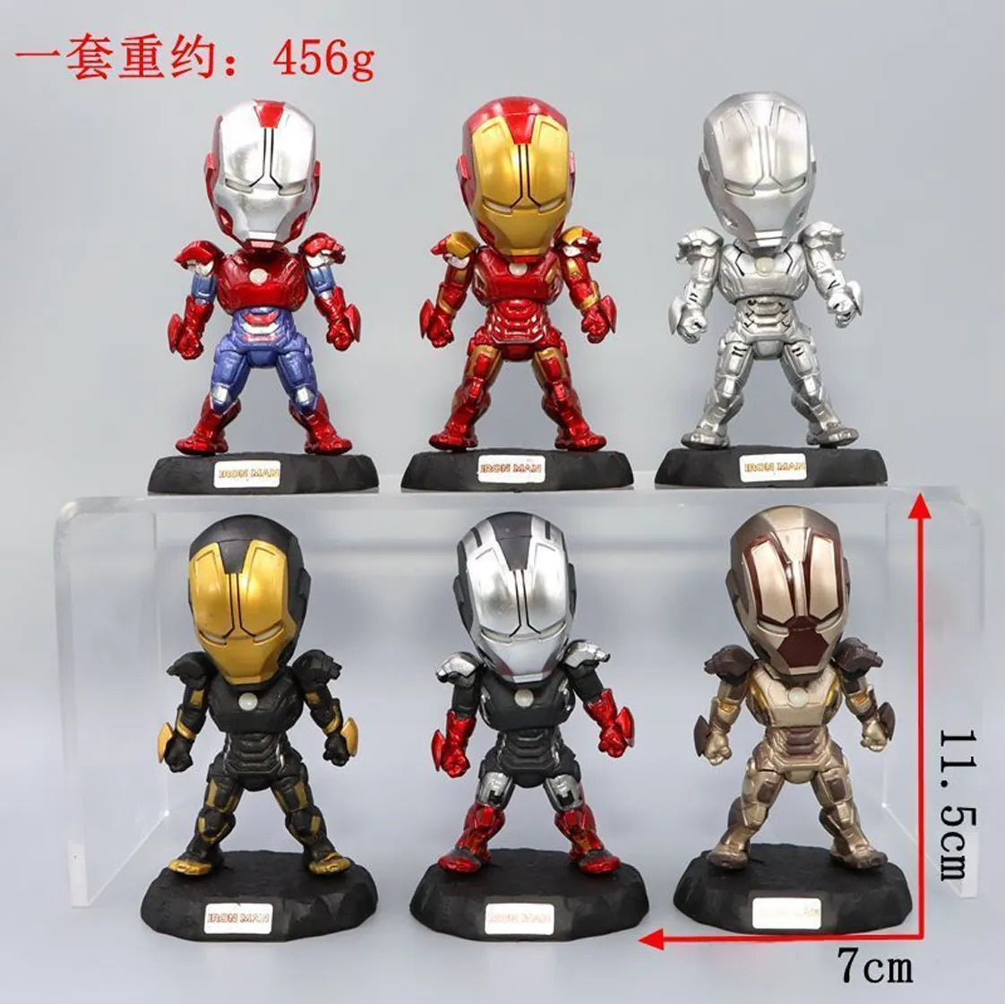 Iron Man Set of 6