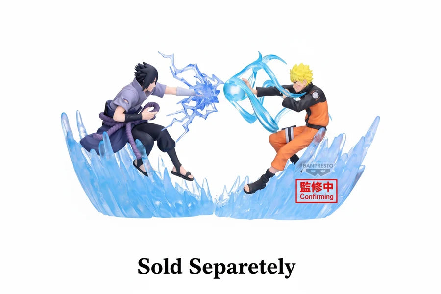 Sasuke Uchiha Battle with Naruto Figure by Banpresto