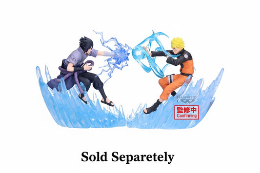 Sasuke Uchiha Battle with Naruto Figure by Banpresto