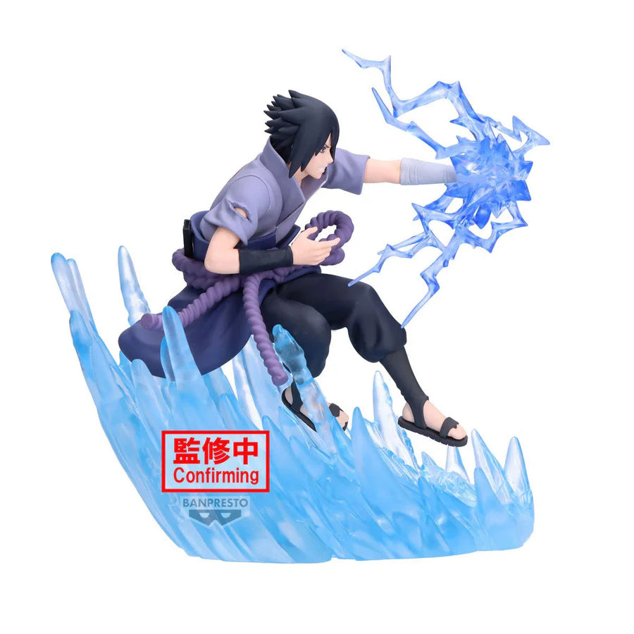 Sasuke Uchiha Battle with Naruto Figure by Banpresto
