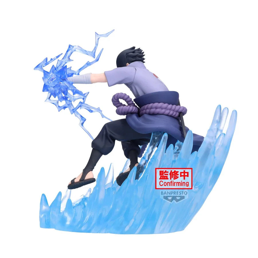 Sasuke Uchiha Battle with Naruto Figure by Banpresto