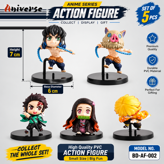 Demon Slayer Action Set of 5