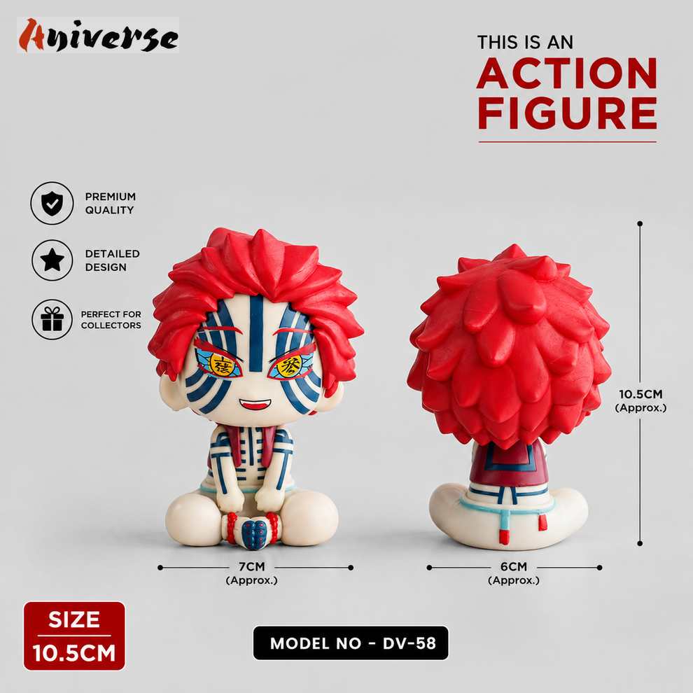 Akaza Sitting Figure