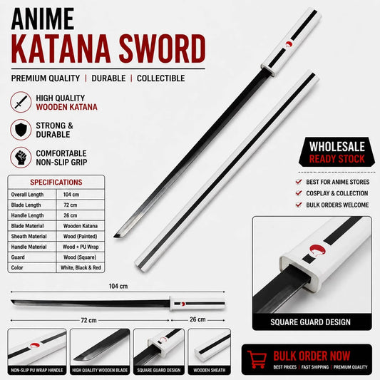 Sasuke Wooden Katana 104cm
