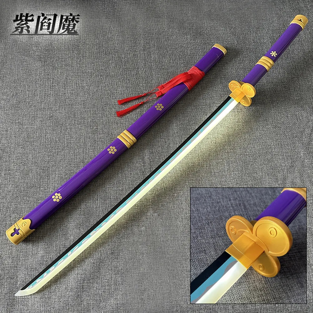 Zoro's Purple Enma Wooden LED Katana
