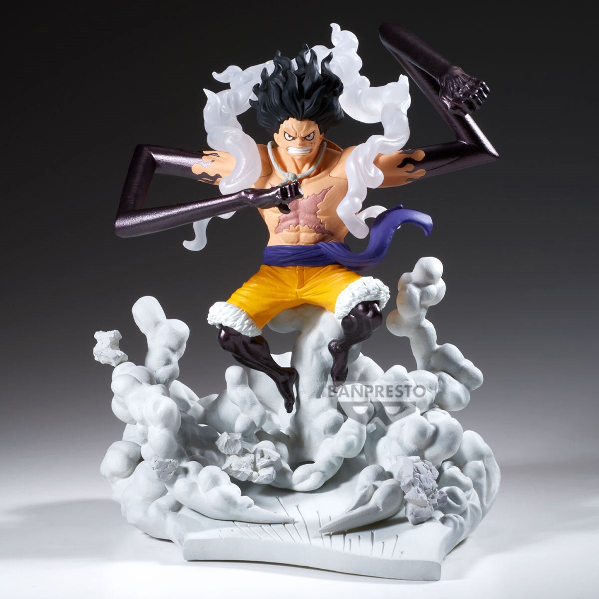 One Piece Senkozekkei - Monkey D.Luffy Gear 4 Figure by Banpresto