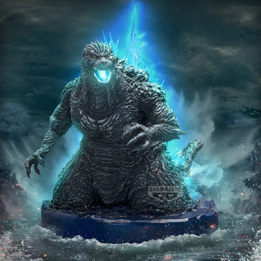 Godzilla Minus One Art Vignette Godzilla (2023) Atomic Breath Image Ver. Figure by Banpresto