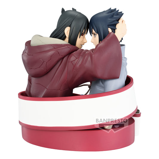 Naruto Shippuden Portrelic - Sasuke Uchiha & Itachi Uchiha Figure by Banpresto