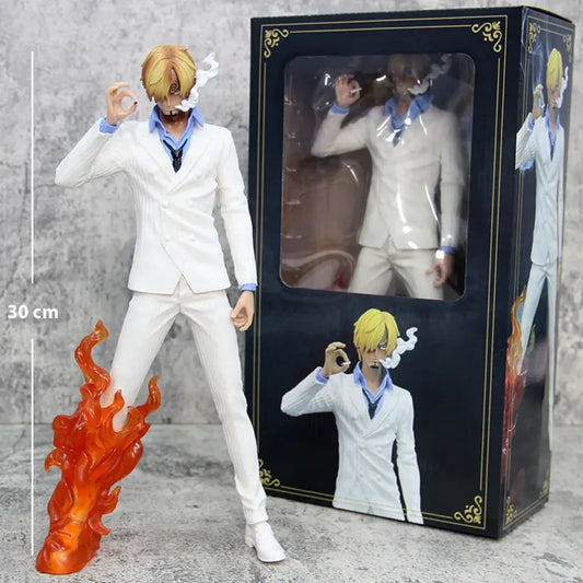 Sanji Angry in White Suit