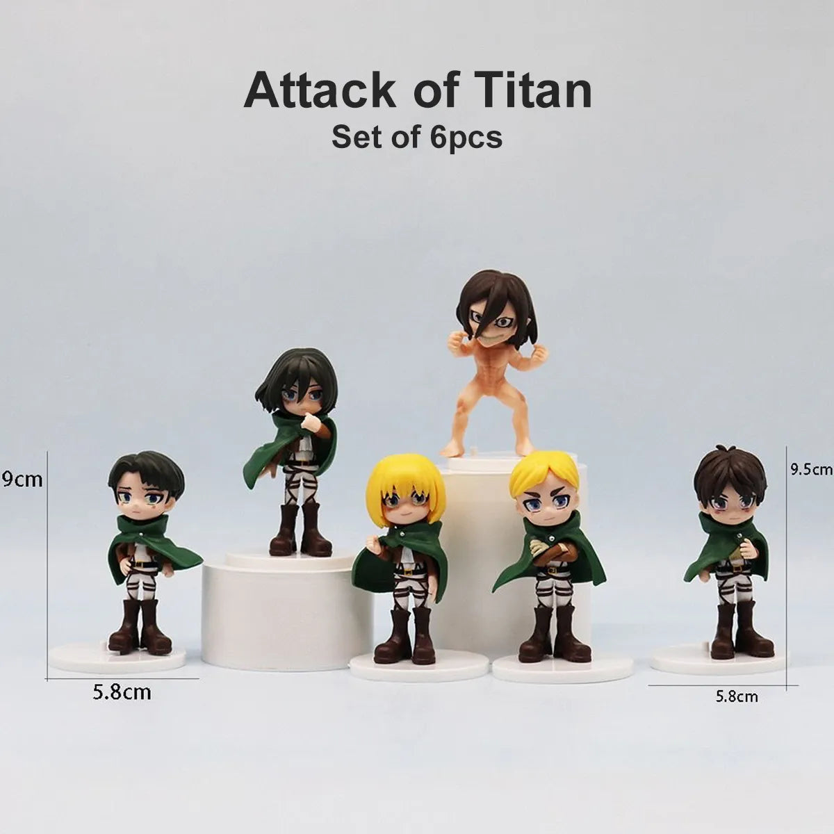 Attack On Titan Set of 6