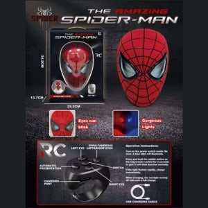 Spiderman Premium Mask with Lights and Remote