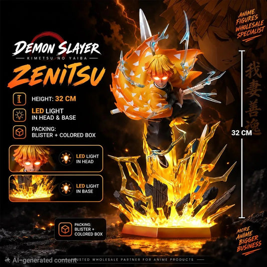 Zenitsu With Lightning Base LED