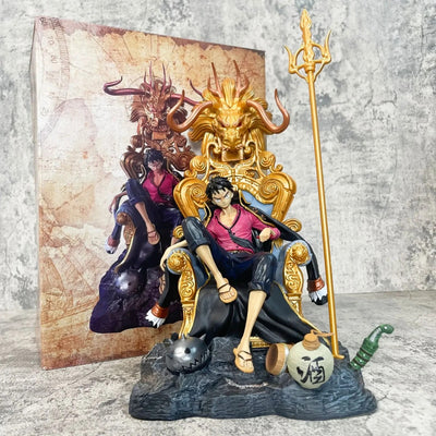 Monkey D Luffy on Throne