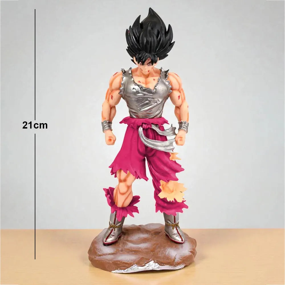 Silver Goku Standing 21 CM Figure