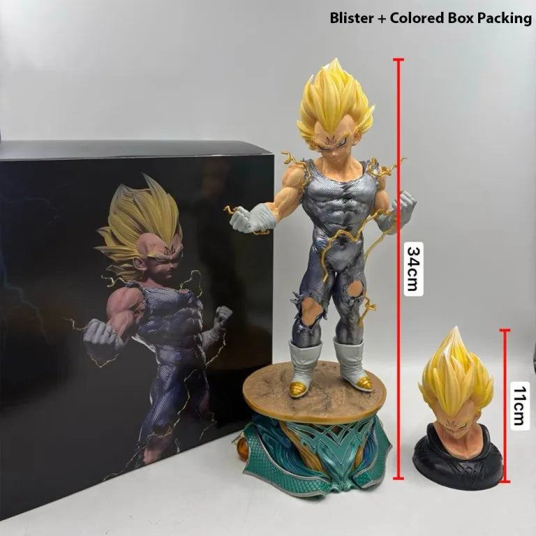 Super Silver Majin Bu Standing Figure
