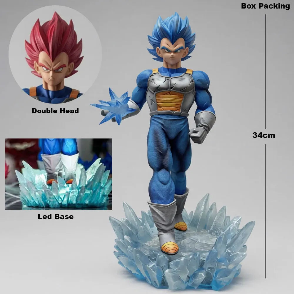Super Saiyan Vegeta Blue LED Base Premium Figure