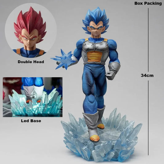 Super Saiyan Vegeta Blue LED Base Premium Figure
