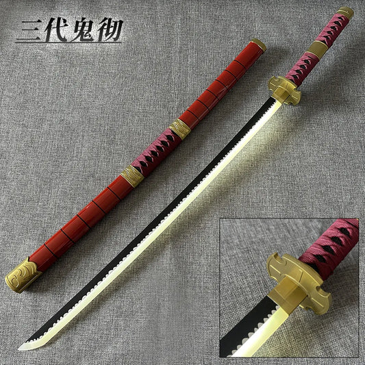 Zoro's Red LED wooden Katana